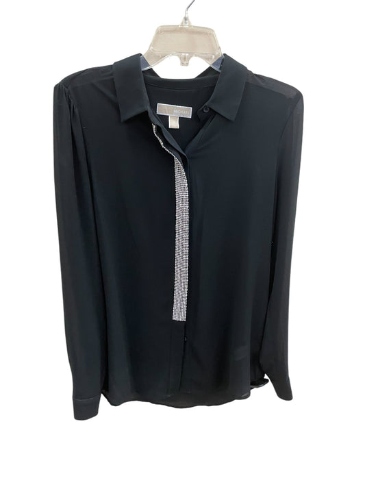 Top Long Sleeve By Michael Kors In Black, Size: M