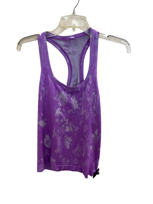 Athletic Tank Top By Lululemon In Purple, Size: M