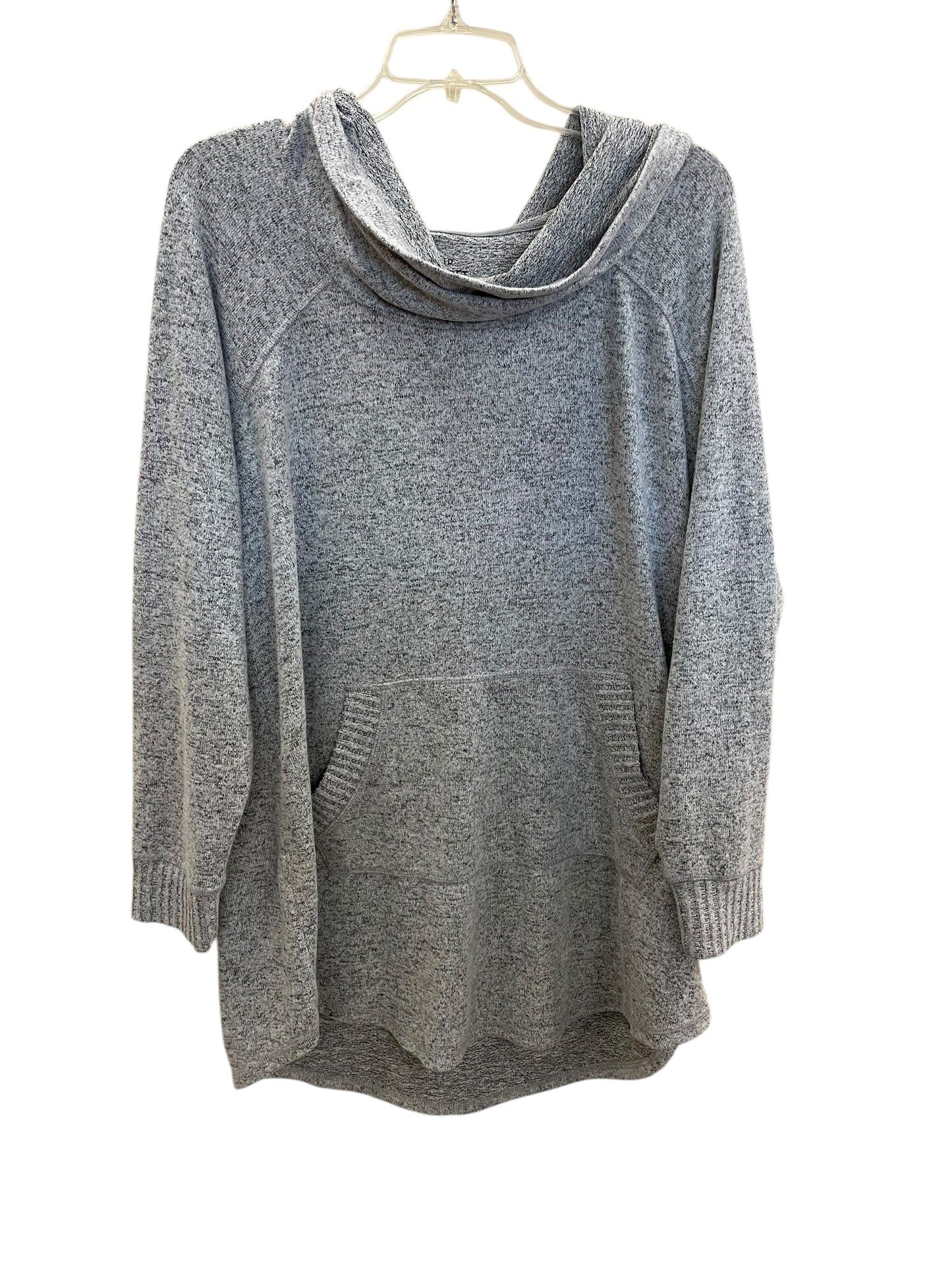 Sweatshirt Crewneck By Torrid In Grey, Size: 2x