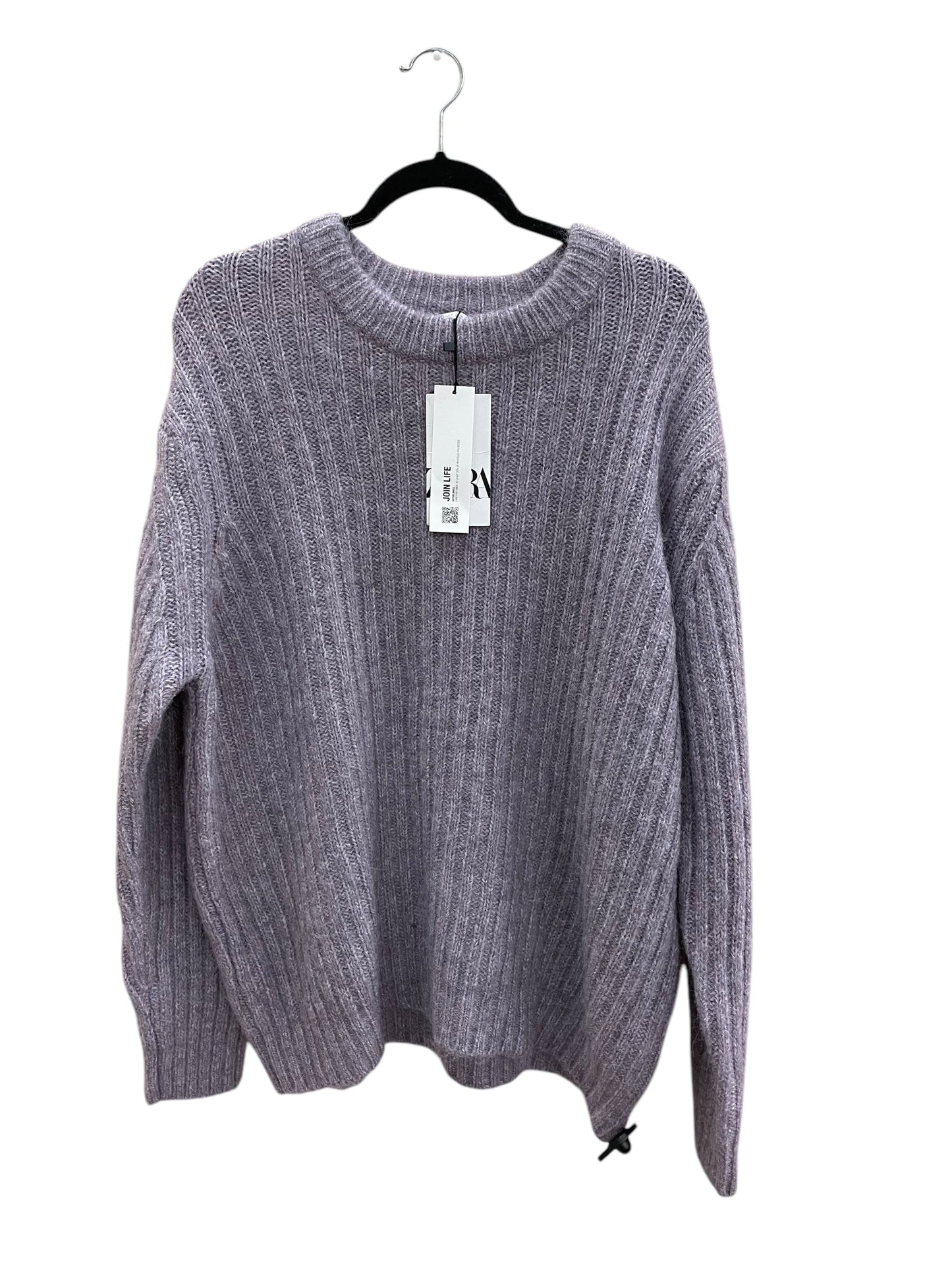 Sweater By Zara In Purple, Size: Xl