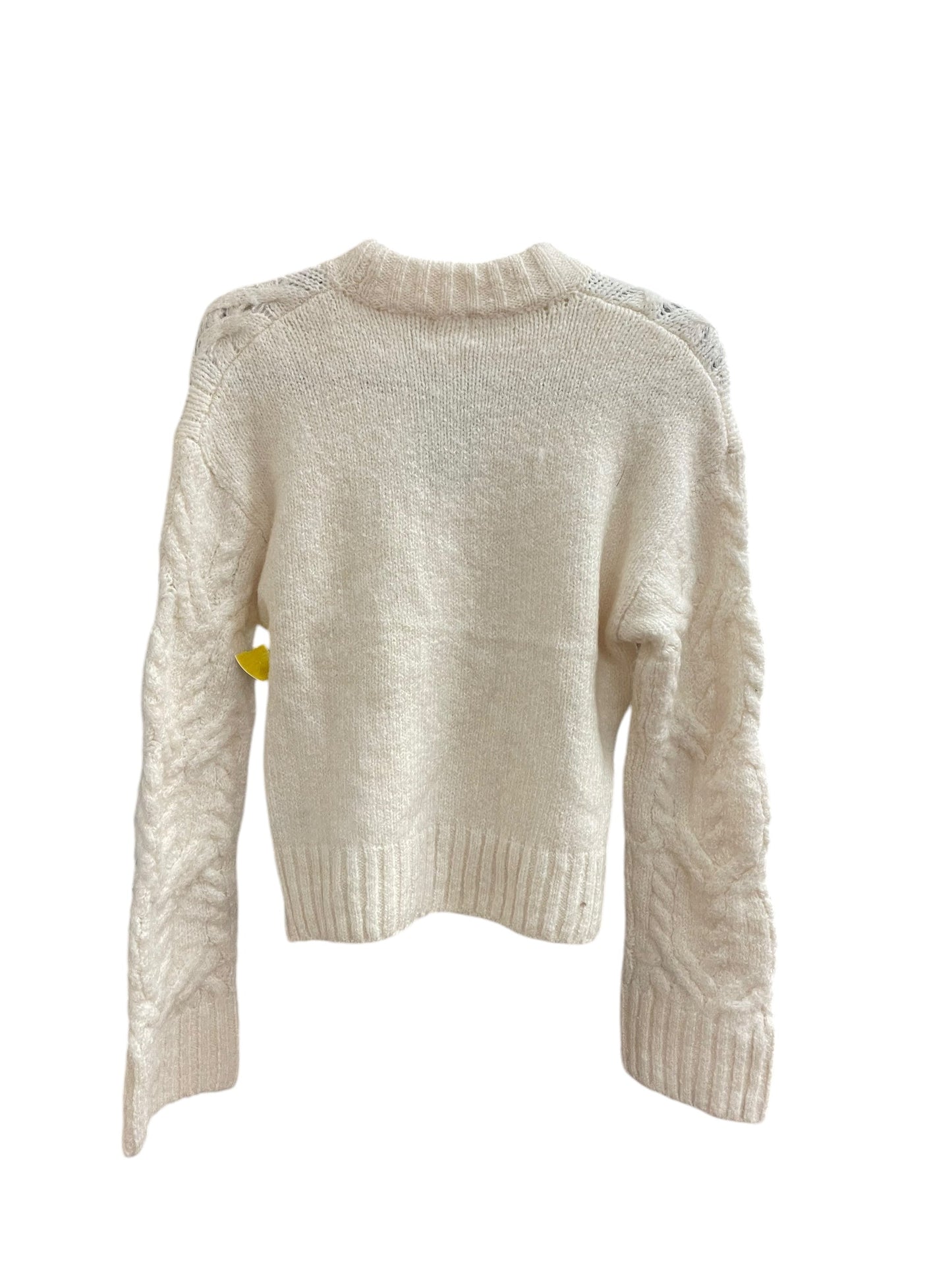 Sweater By H&m In Cream, Size: Xs