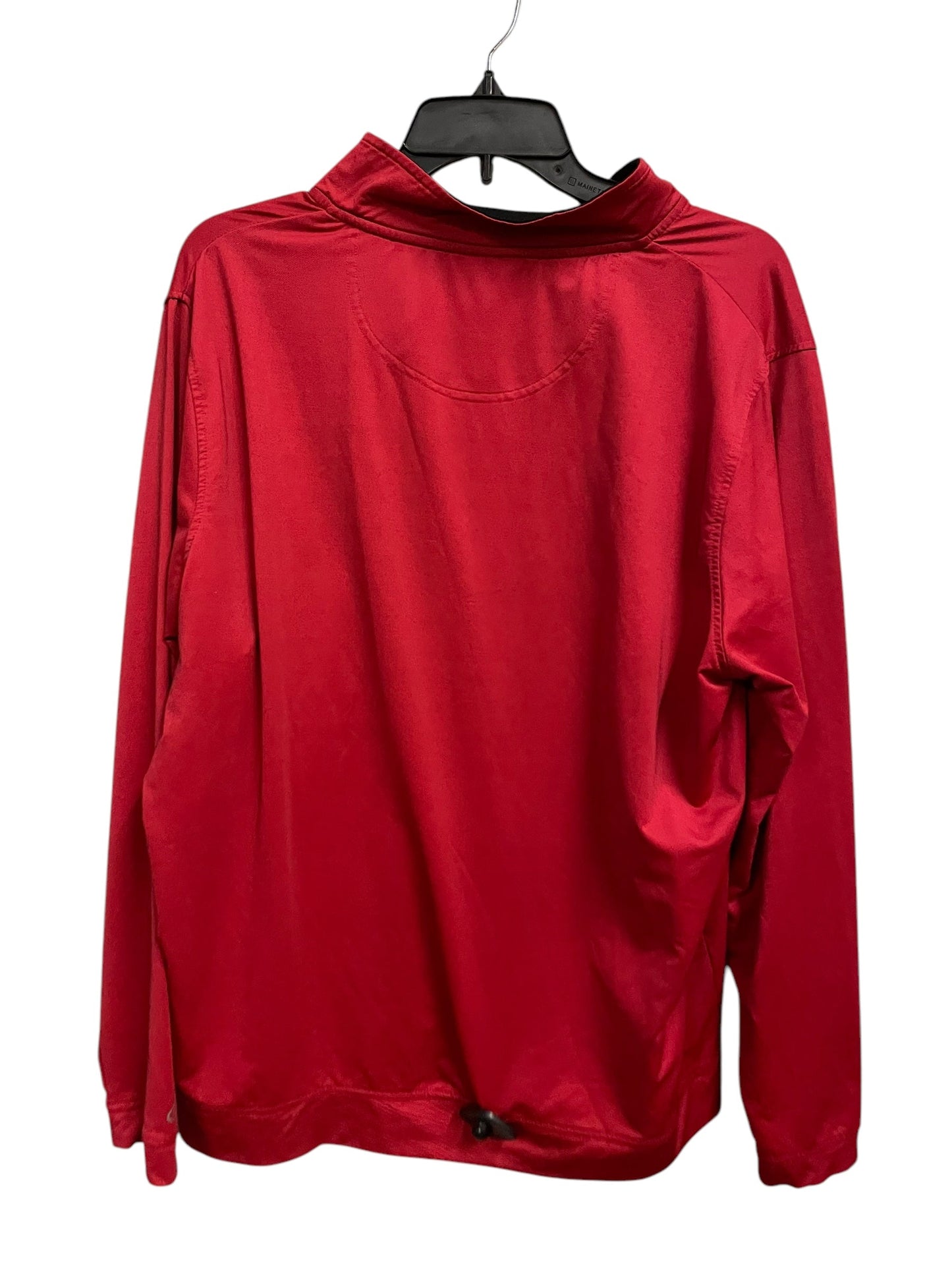 Top Long Sleeve By Champion In Red, Size: L