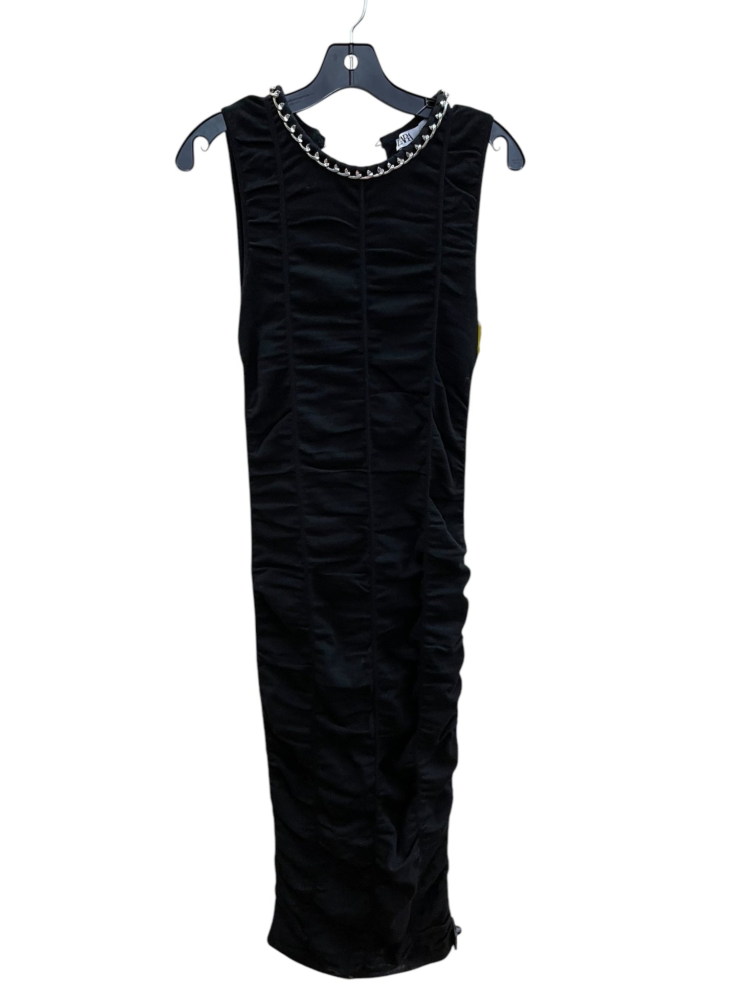 Dress Casual Maxi By Zara In Black, Size: S