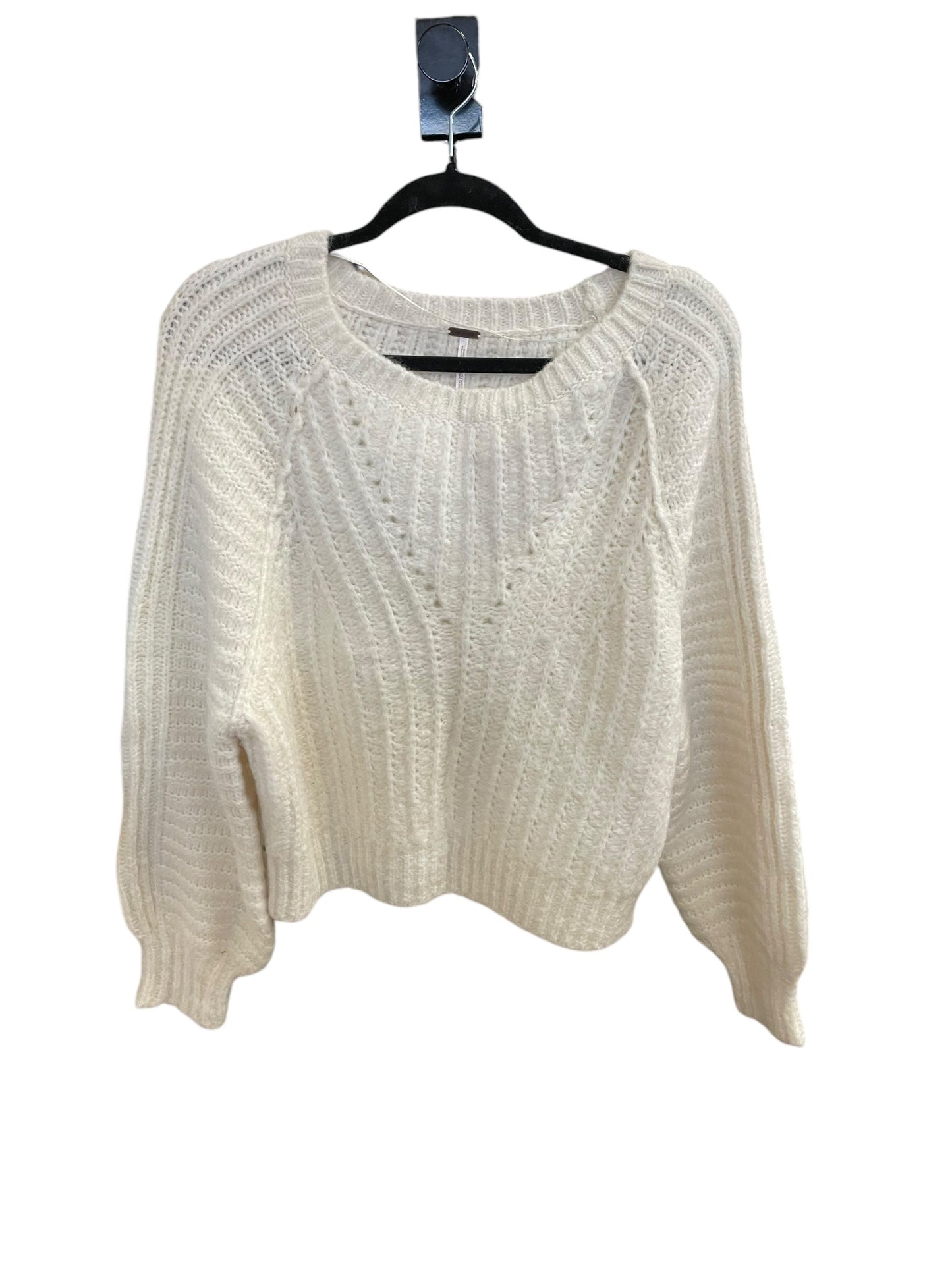 Sweater By Free People In White, Size: Xs