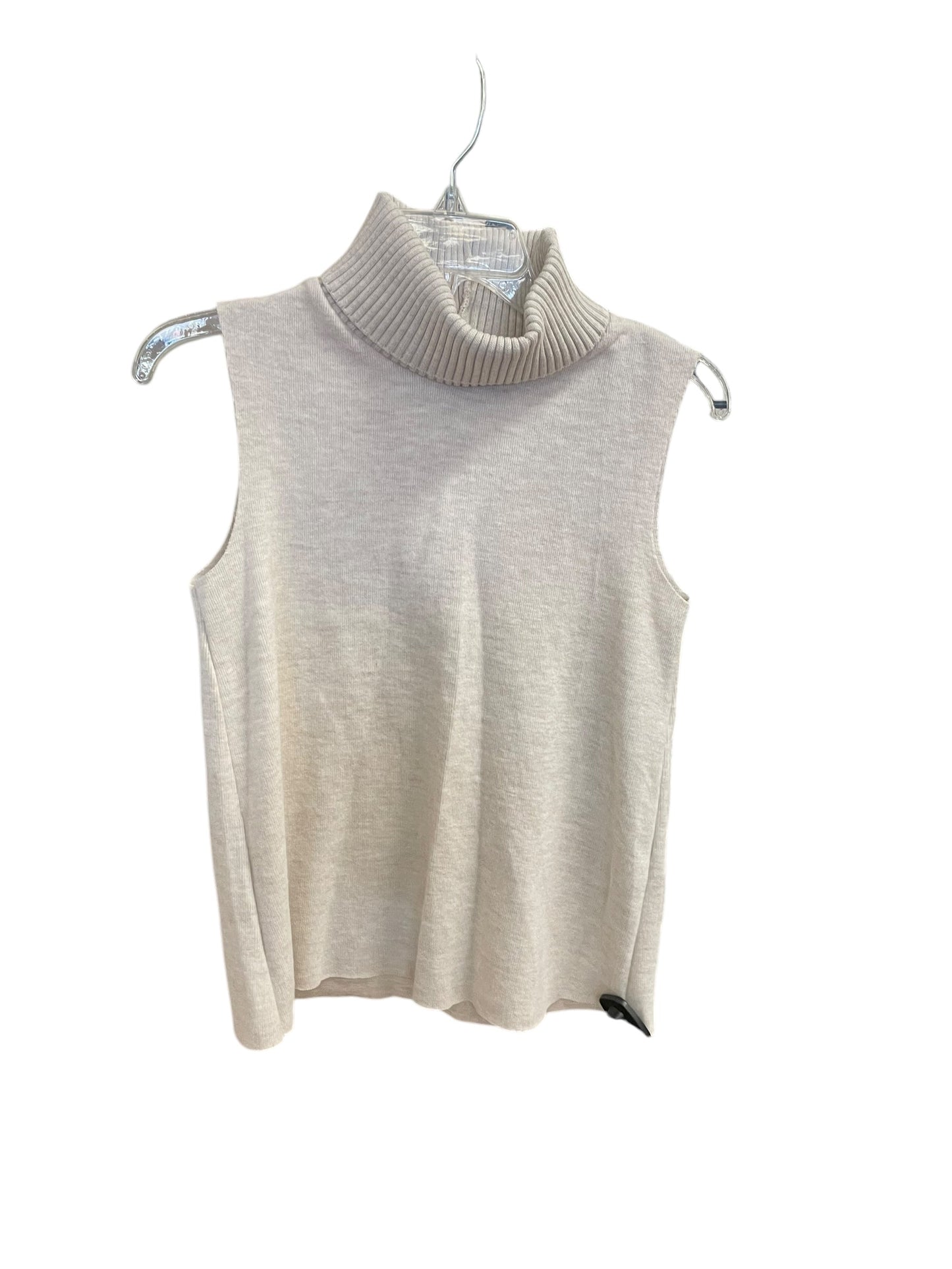 Top Sleeveless By Zara In Tan, Size: S