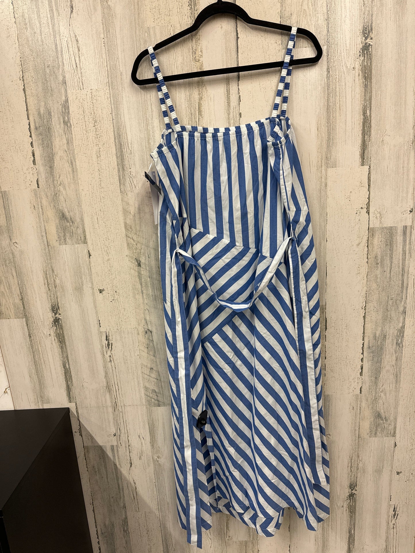 Blue Dress Casual Maxi Gap, Size L