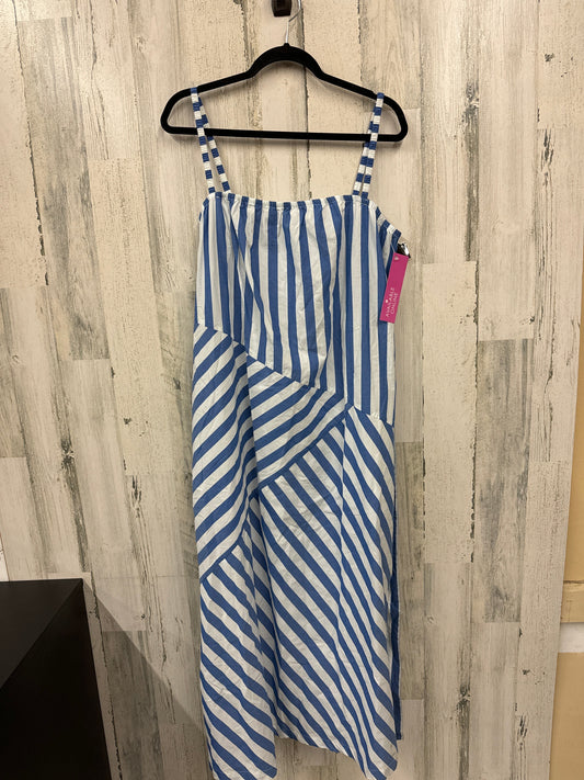 Blue Dress Casual Maxi Gap, Size L