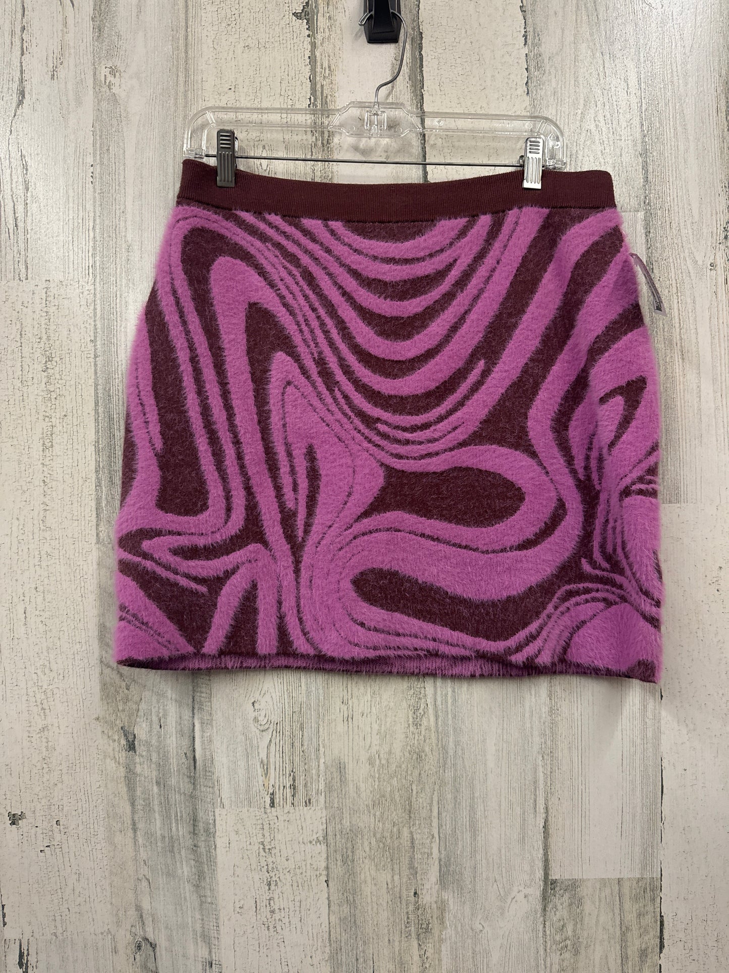 Purple Skirt Mini & Short Anthropologie, Size L