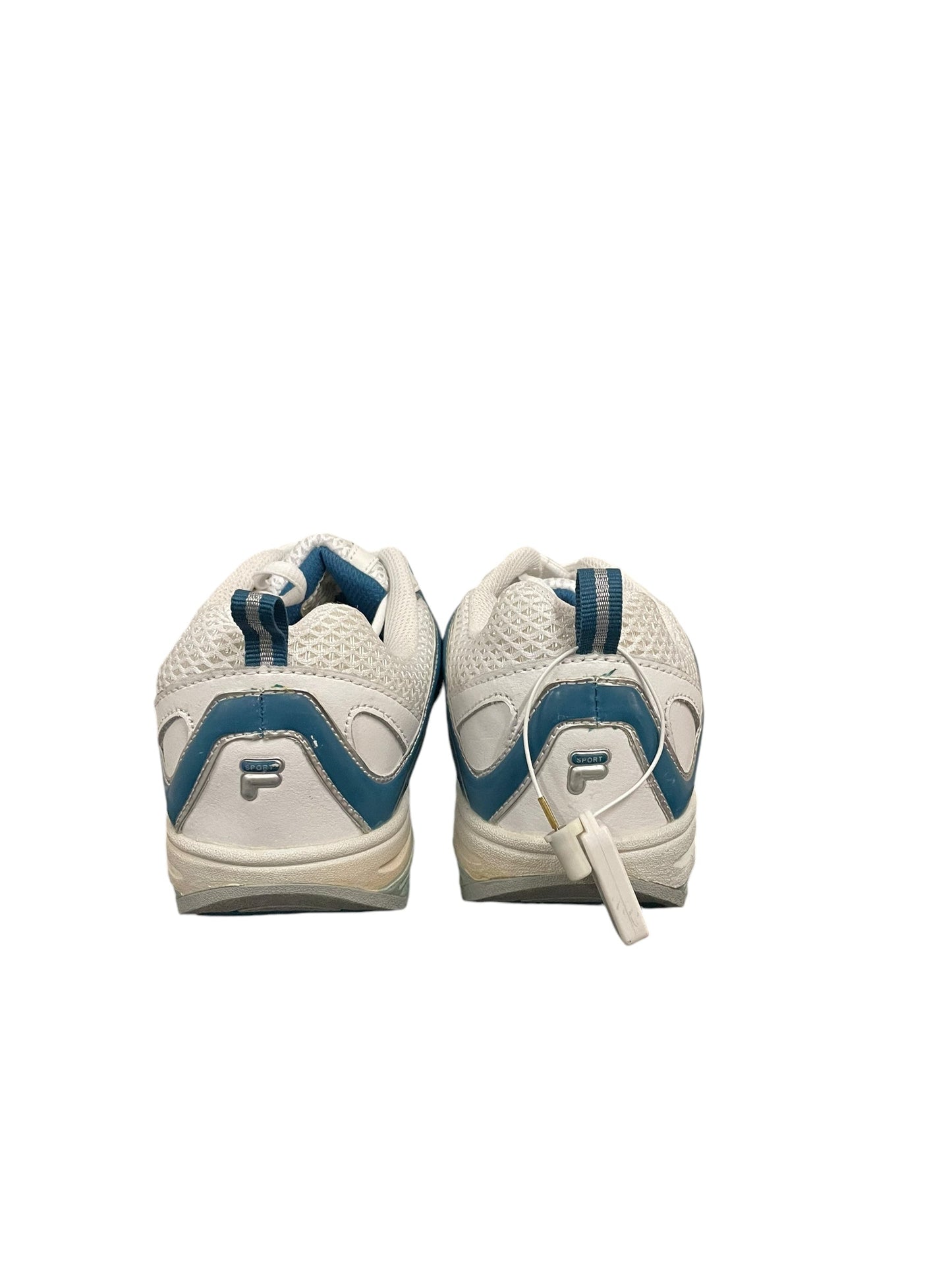 Shoes Athletic By Fila In White, Size: 9.5