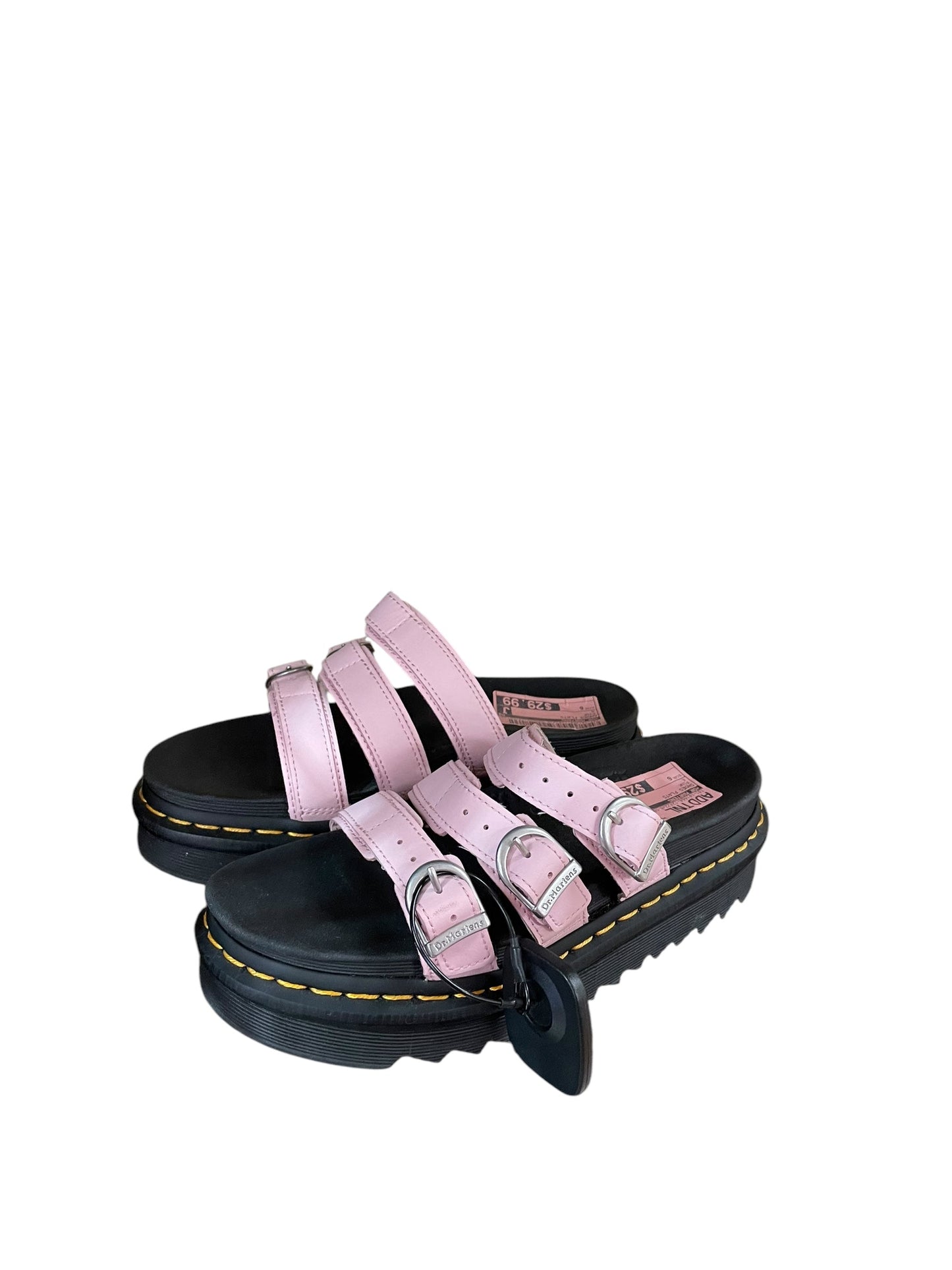 Shoes Flats By Dr Martens In Pink, Size: 6