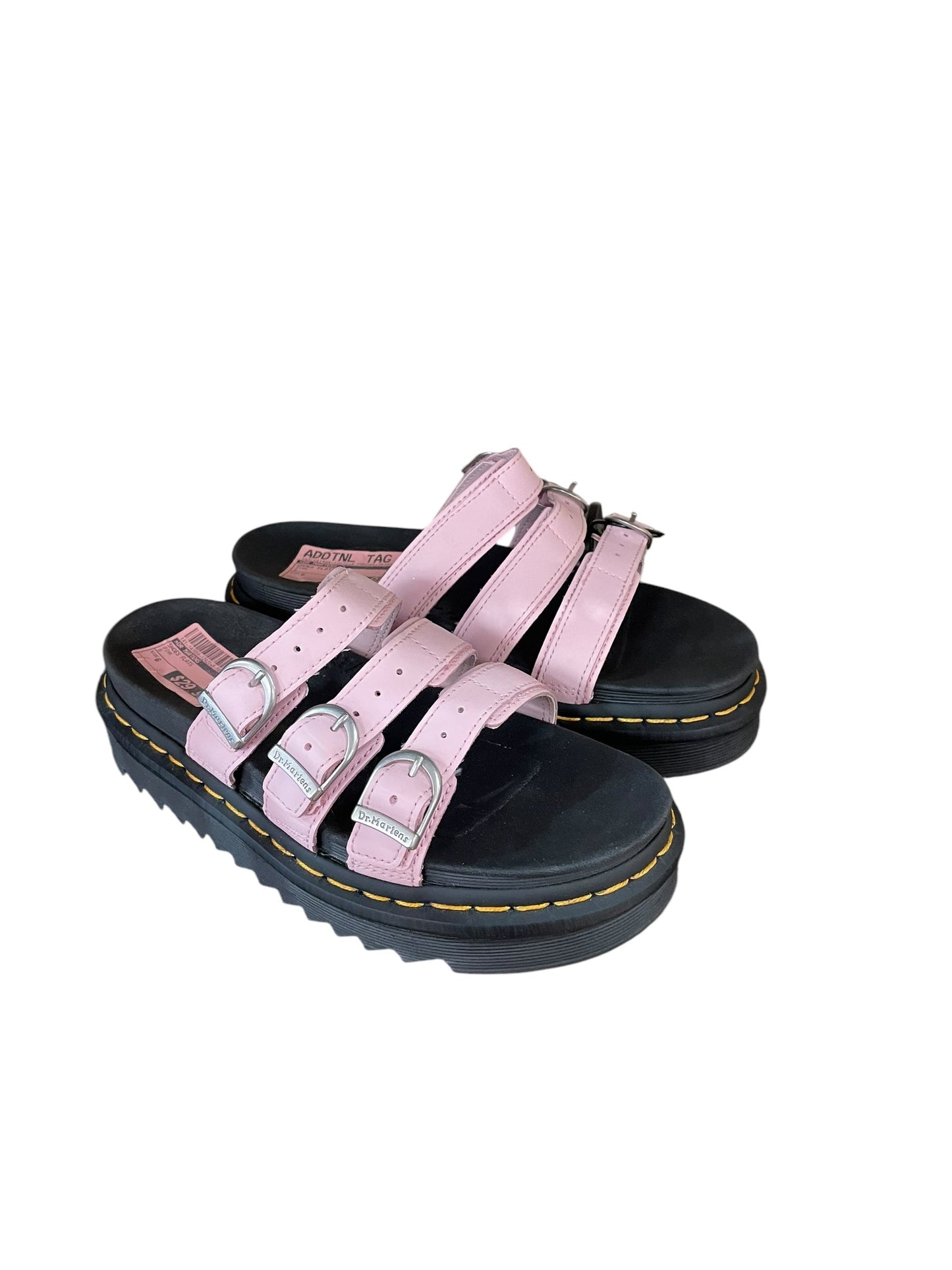 Shoes Flats By Dr Martens In Pink, Size: 6