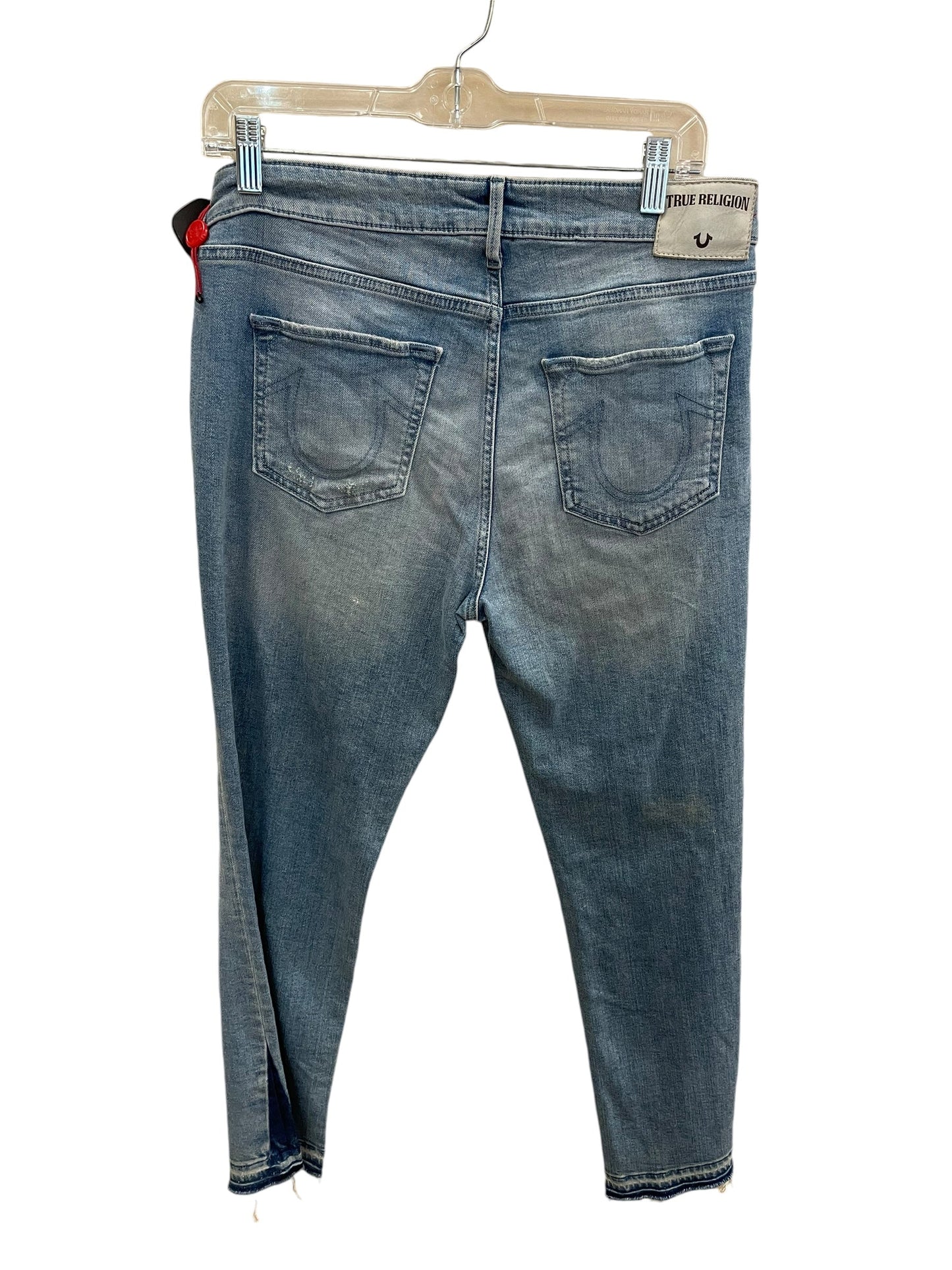 Jeans Straight By True Religion In Blue Denim, Size: 12