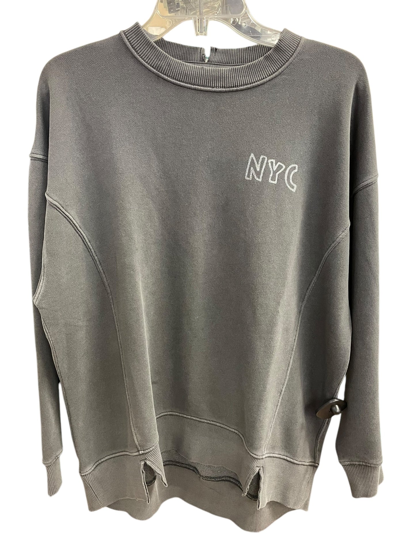 Sweatshirt Crewneck By Aerie In Grey, Size: Xs