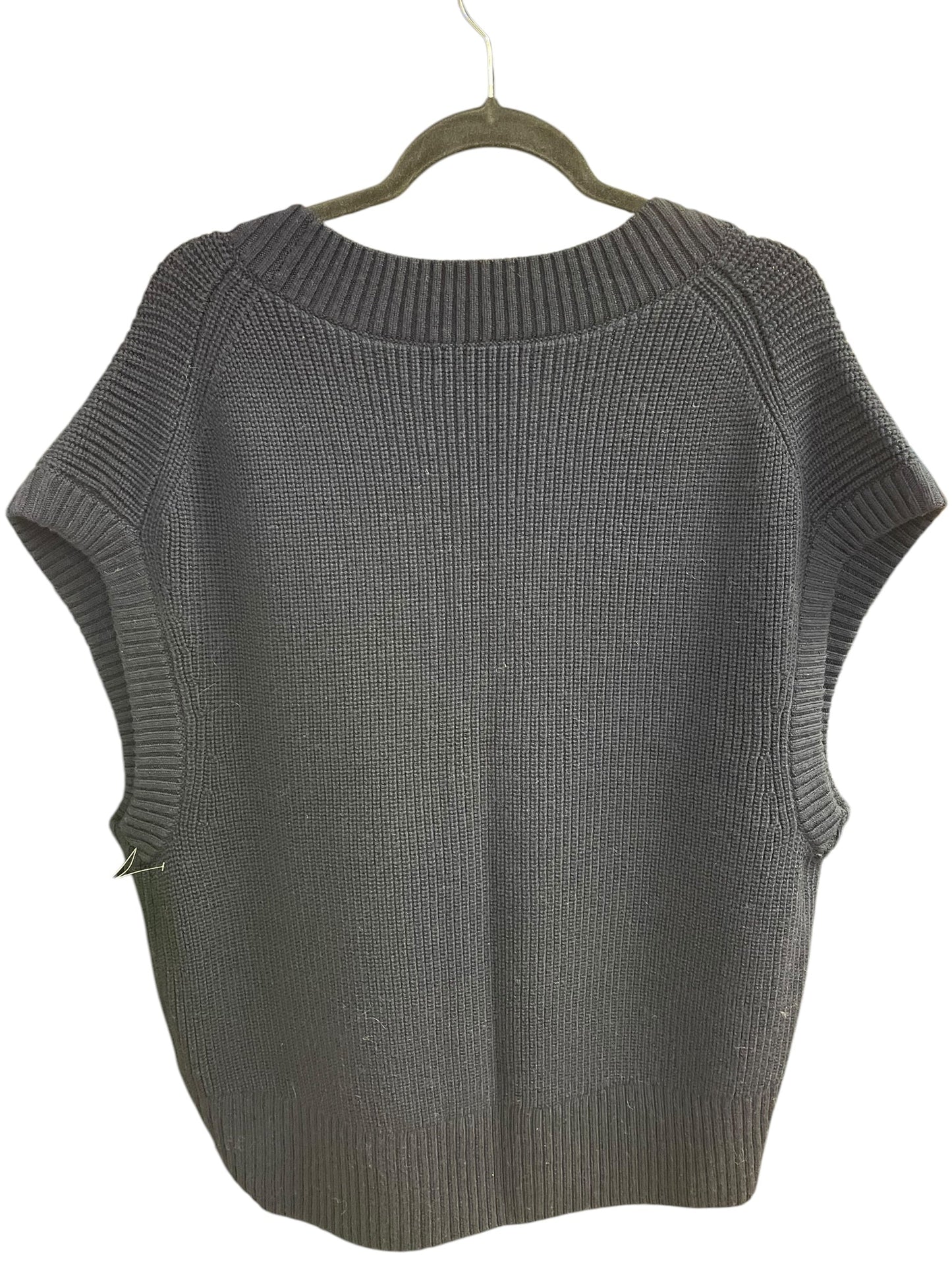 Vest Sweater By Banana Republic In Navy, Size: S