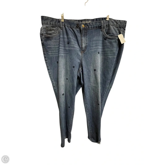 Jeans Boot Cut By Westport In Blue Denim, Size: 22