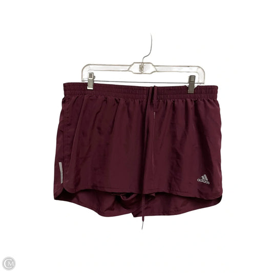 Athletic Shorts By Adidas In Purple, Size: Xl