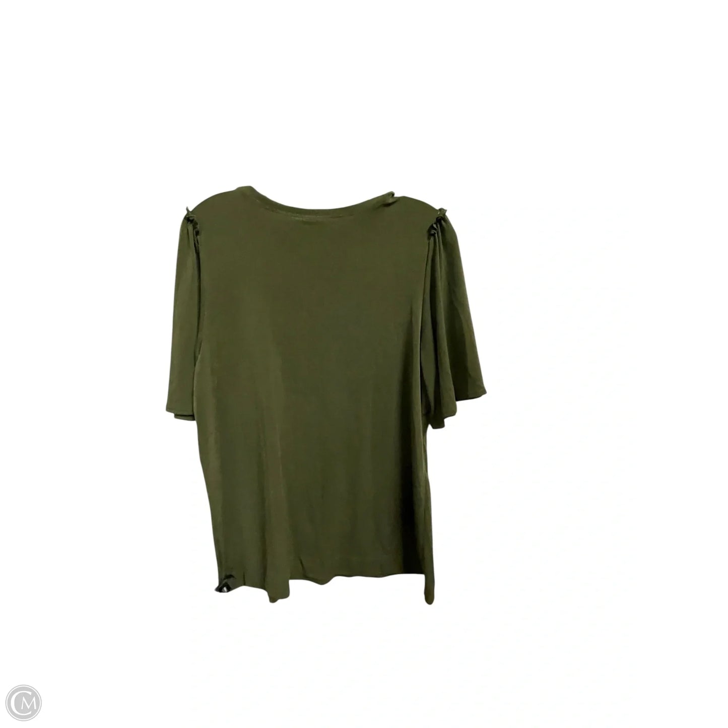 Top Short Sleeve By Worthington In Green, Size: M