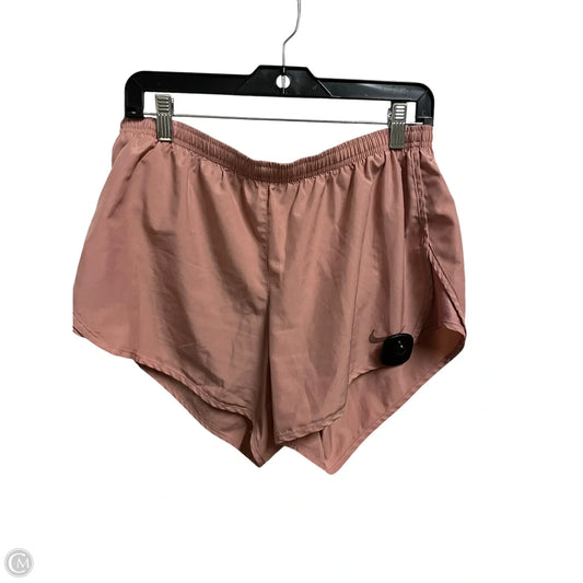 Athletic Shorts By Nike Apparel In Pink, Size: L