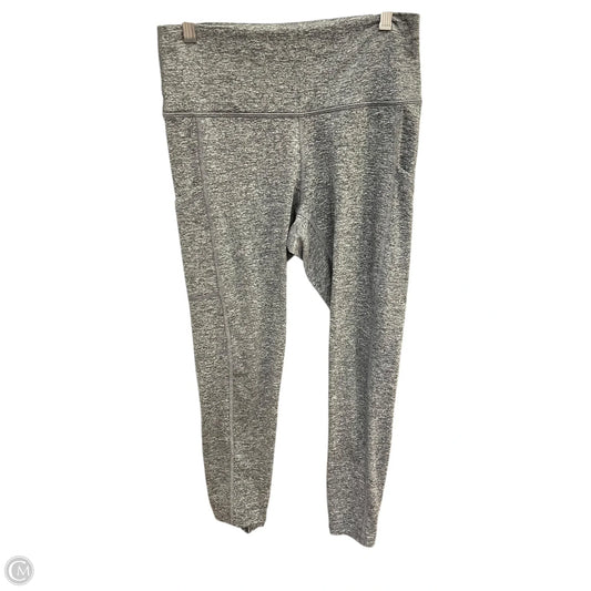 Athletic Leggings By Aerie In Grey, Size: L