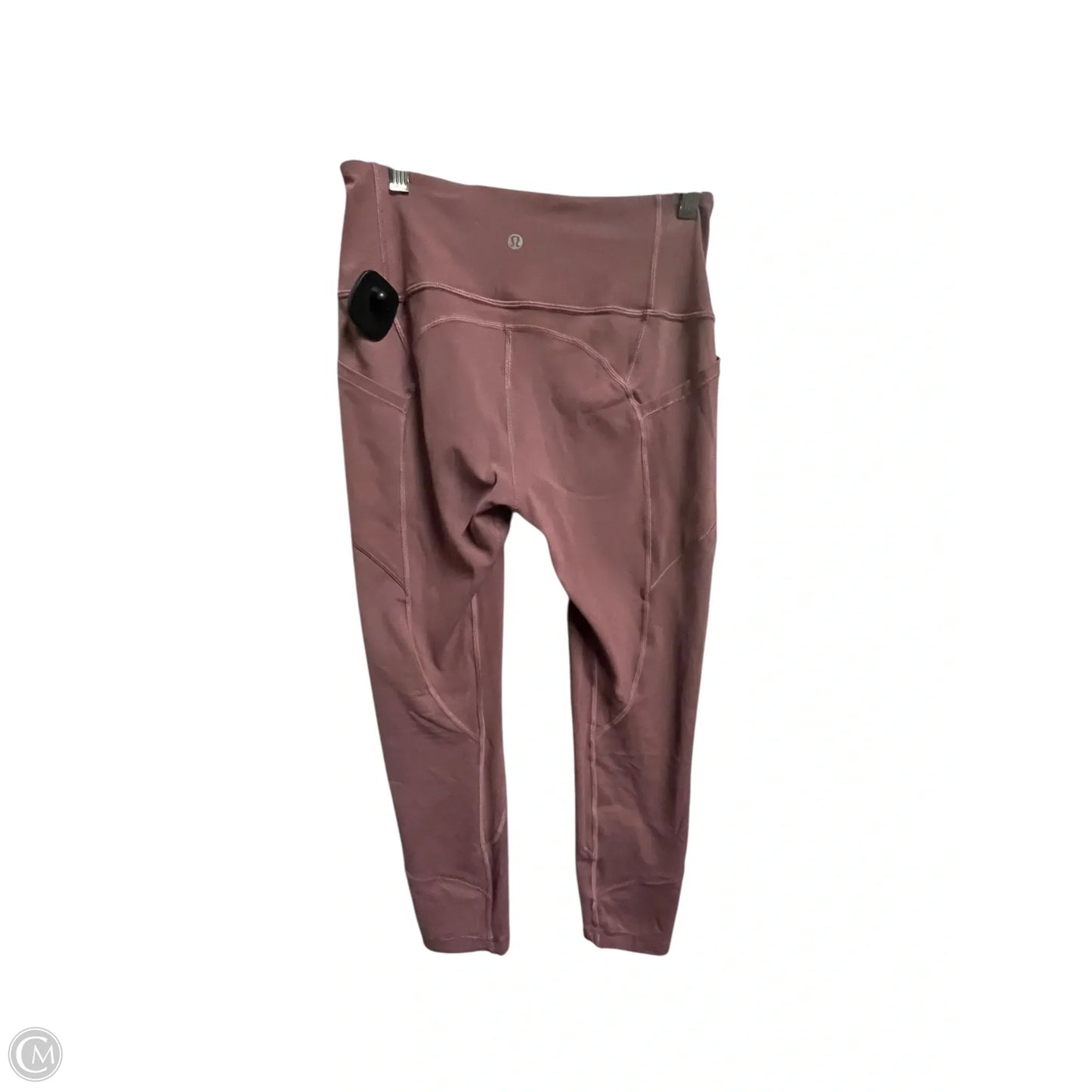 Athletic Capris By Lululemon In Pink, Size: 6