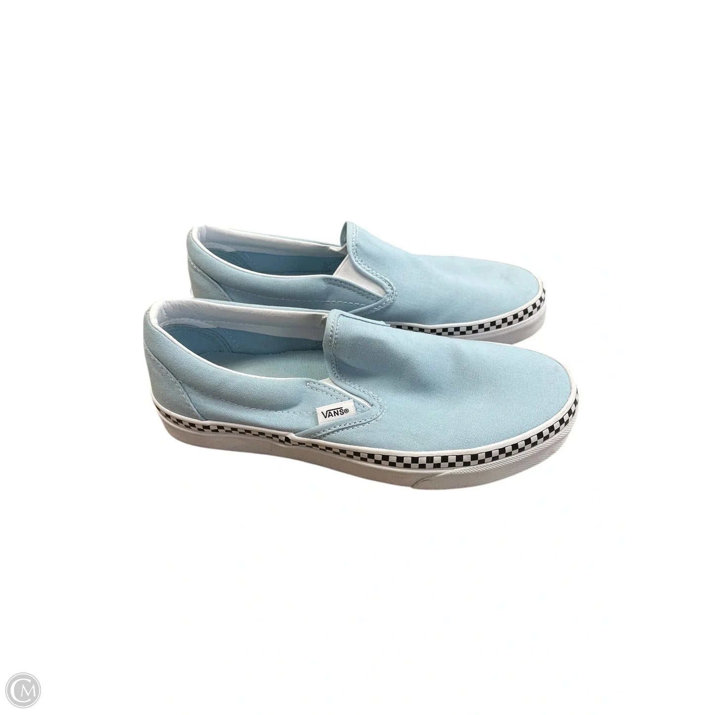 Shoes Flats By Vans In Blue, Size: 7