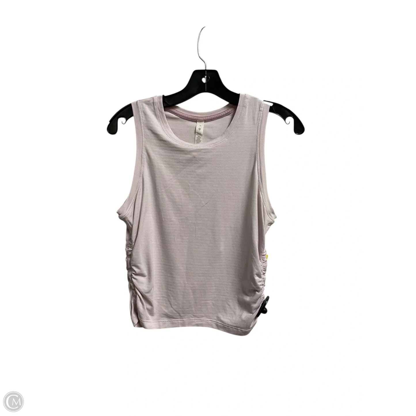 Athletic Tank Top By Lululemon In Pink, Size: 10