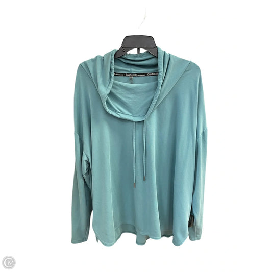 Sweater By Calvin Klein In Blue, Size: 3x