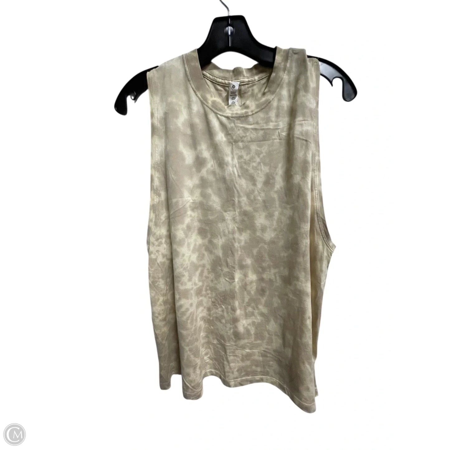 Athletic Tank Top By Lululemon In Tie Dye Print, Size: 4