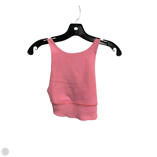 Athletic Bra By Lululemon In Pink, Size: 4