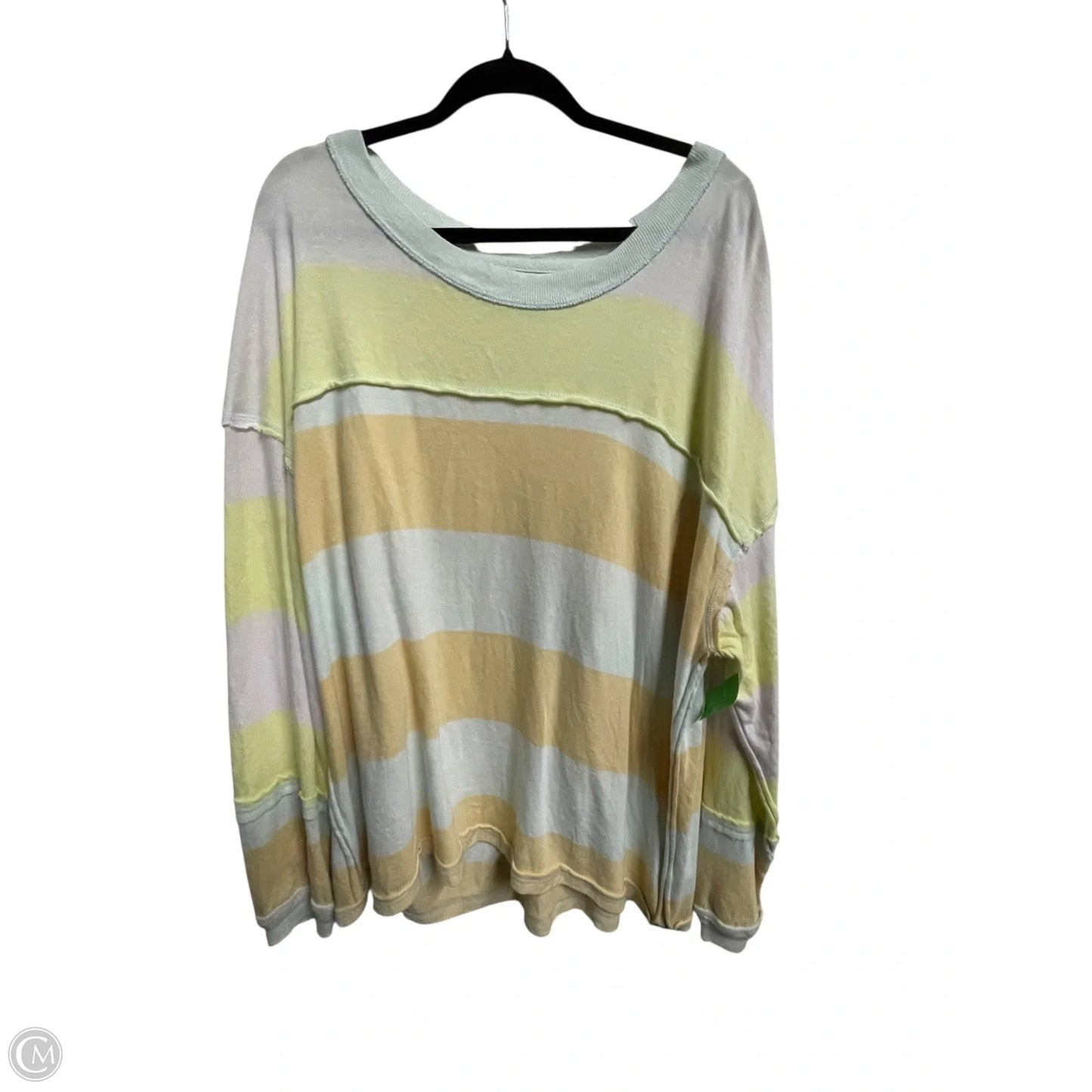 Top Long Sleeve By We The Free In Striped Pattern, Size: M