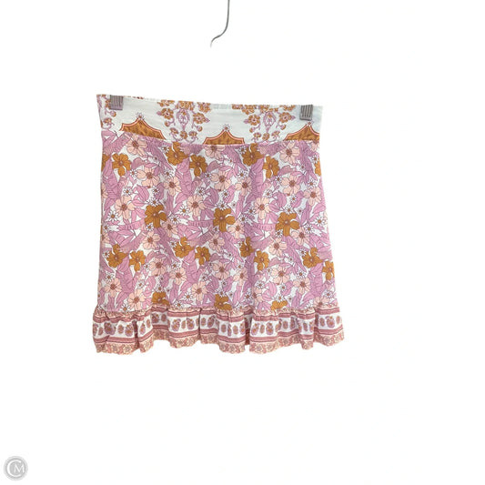 Skirt Mini & Short By Altard State In Floral Print, Size: Xs