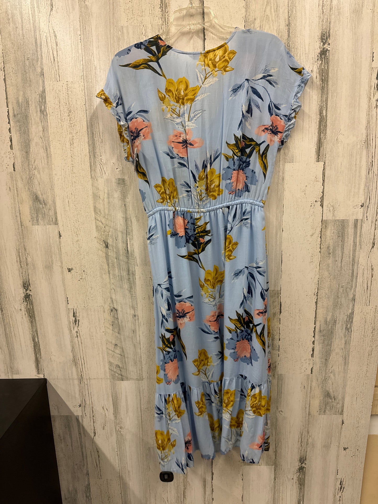 Blue Dress Casual Midi Lucky Brand, Size S