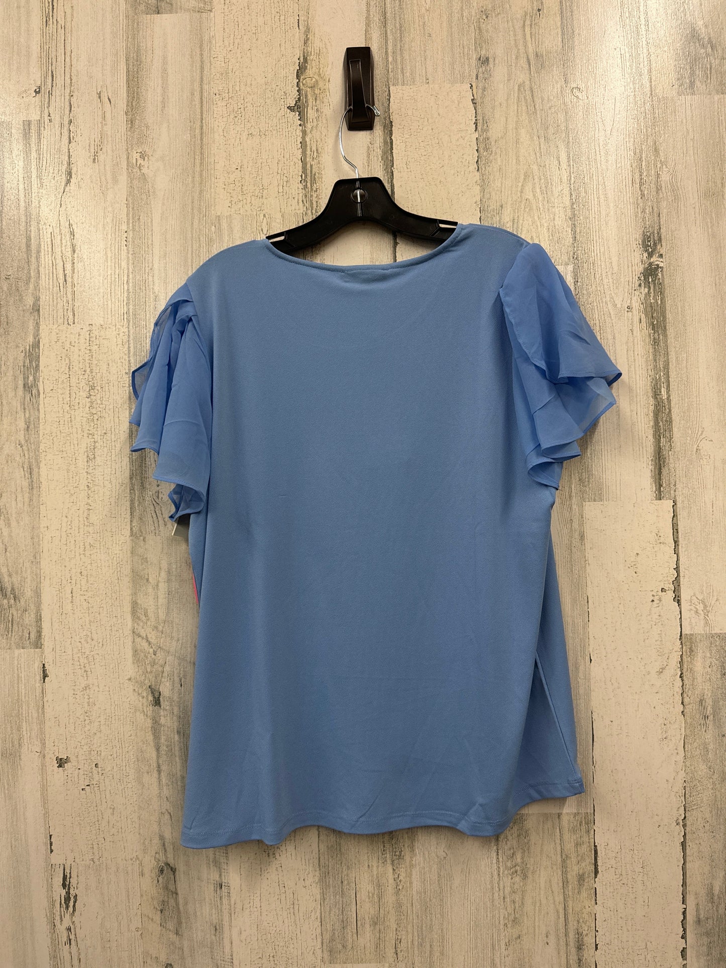 Top Short Sleeve By Adrianna Papell  Size: L
