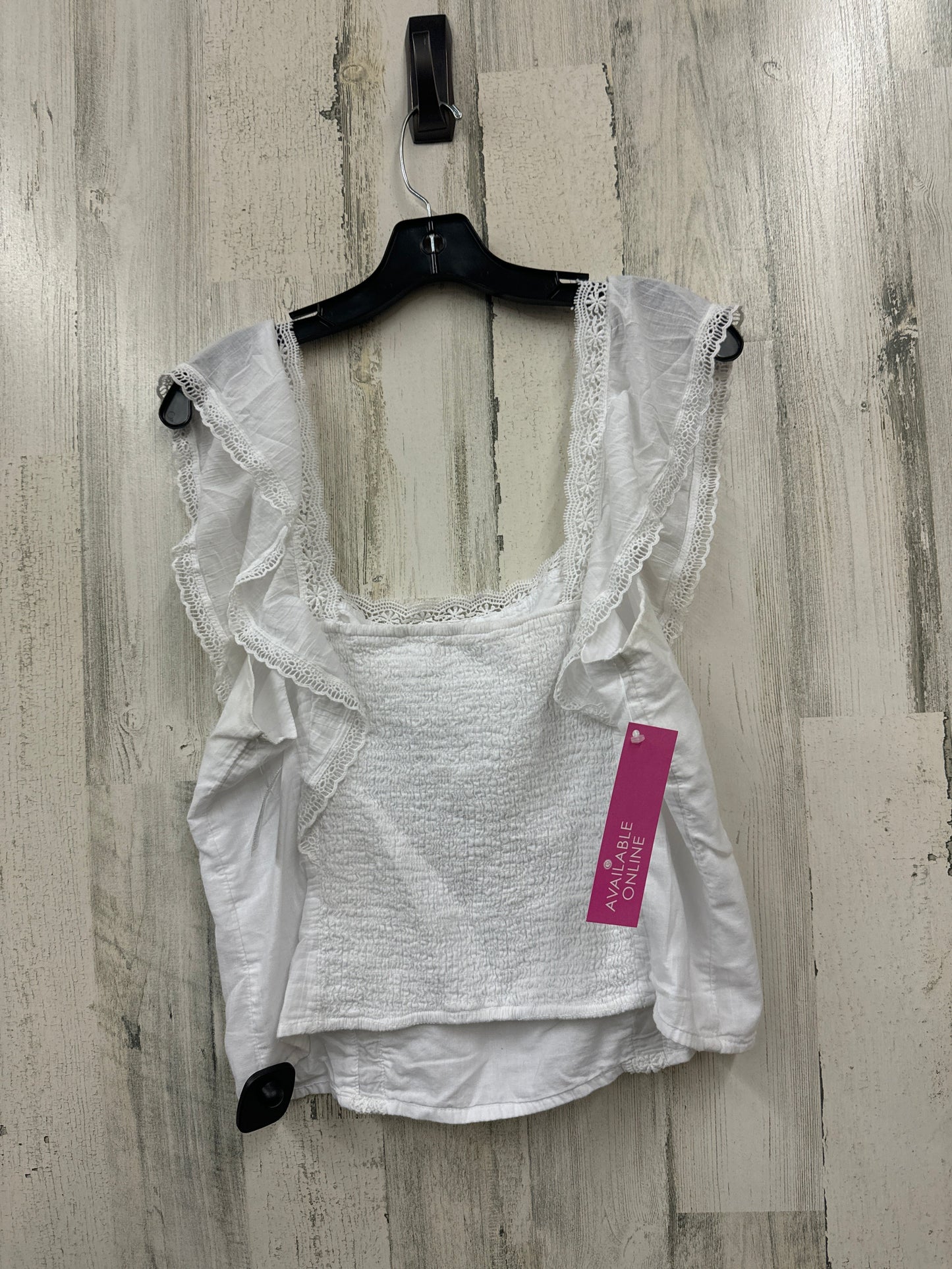 White Top Sleeveless Abercrombie And Fitch, Size L