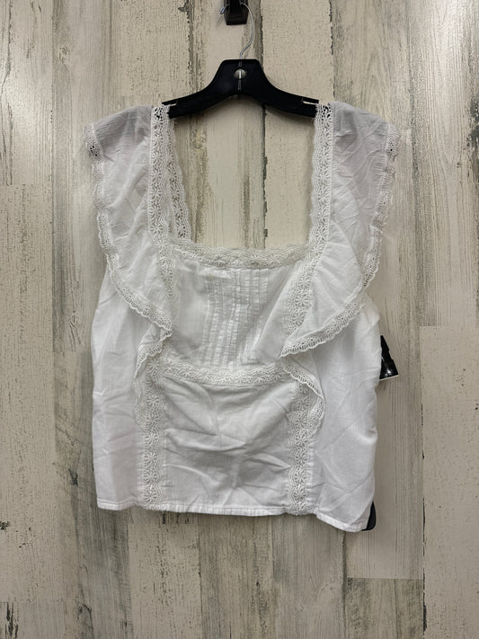 White Top Sleeveless Abercrombie And Fitch, Size L