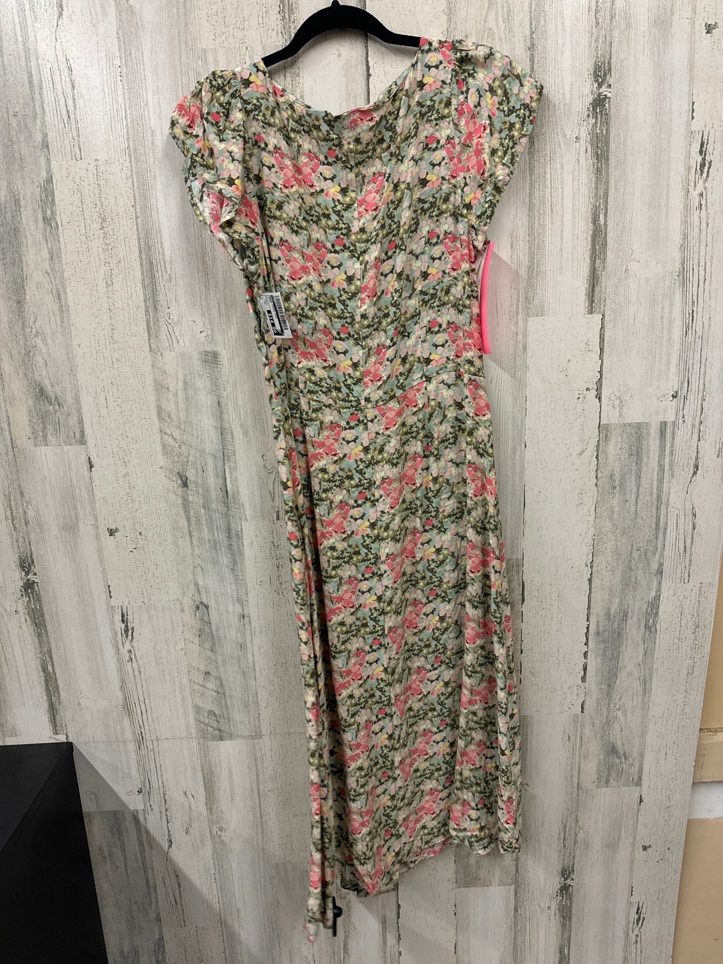 Green Dress Casual Midi Loft, Size L