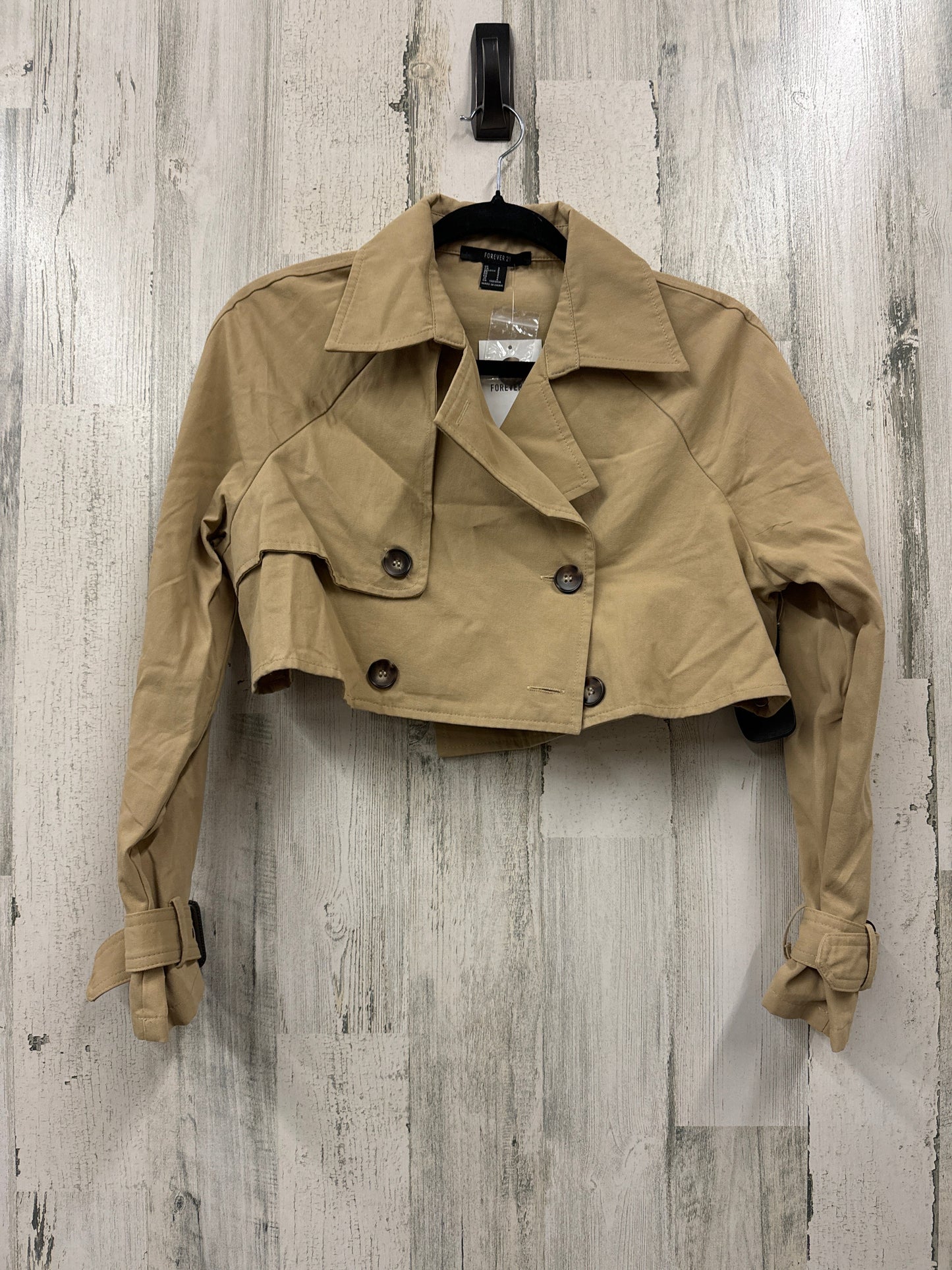 Beige Jacket Other Forever 21, Size S