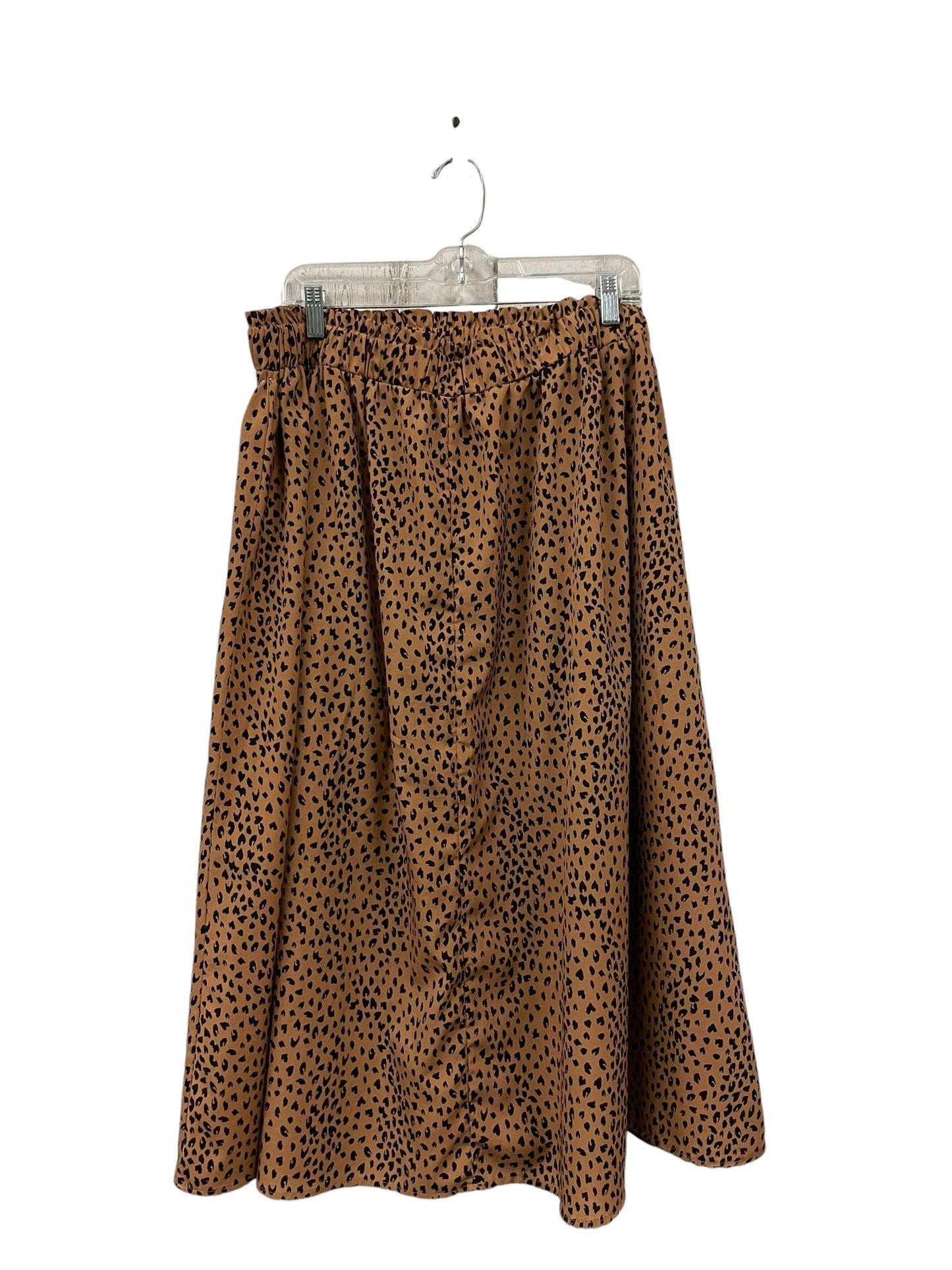 Skirt Maxi By Shein In Animal Print, Size: 2x