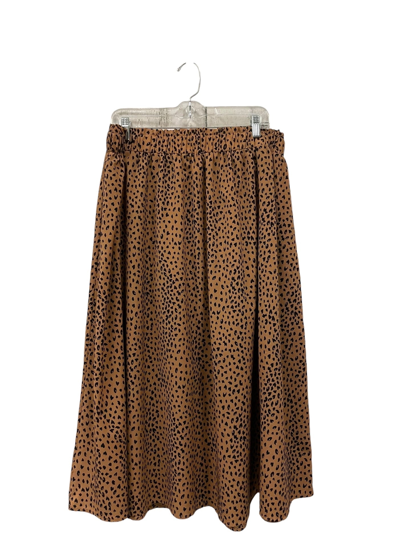 Skirt Maxi By Shein In Animal Print, Size: 2x