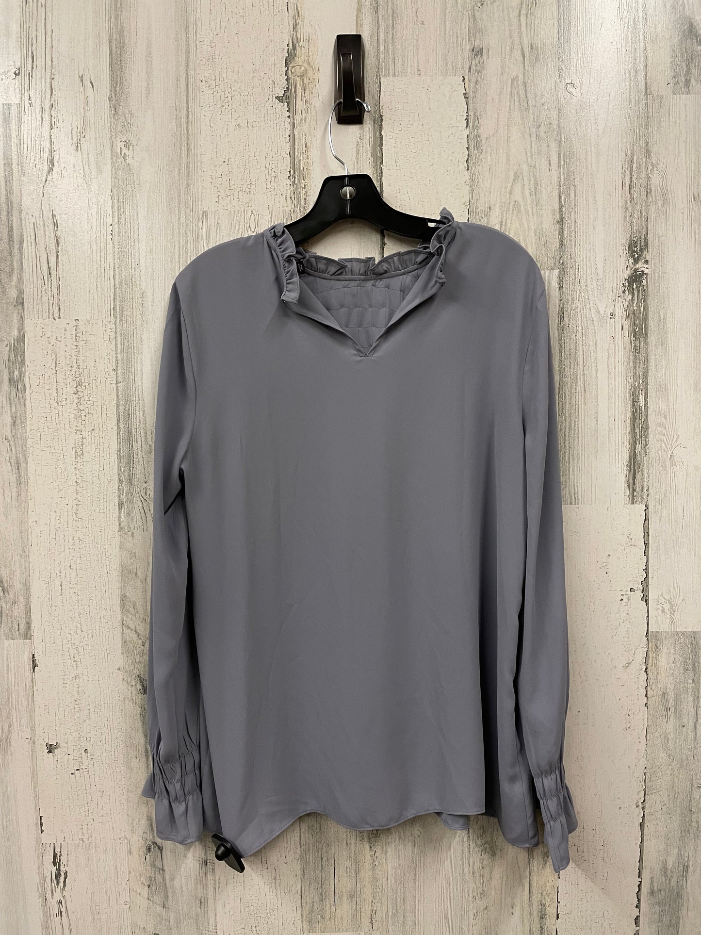 Top Long Sleeve By Ann Taylor In Purple, Size: M