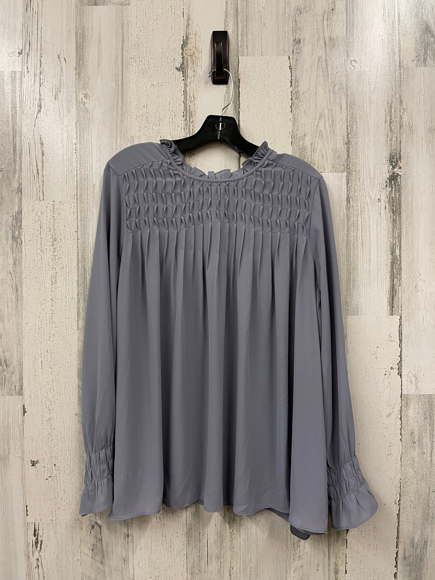 Top Long Sleeve By Ann Taylor In Purple, Size: M