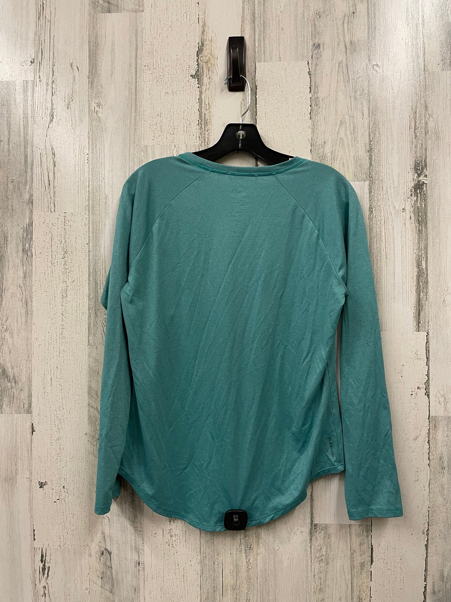 Athletic Top Long Sleeve Crewneck By The North Face In Teal, Size: M