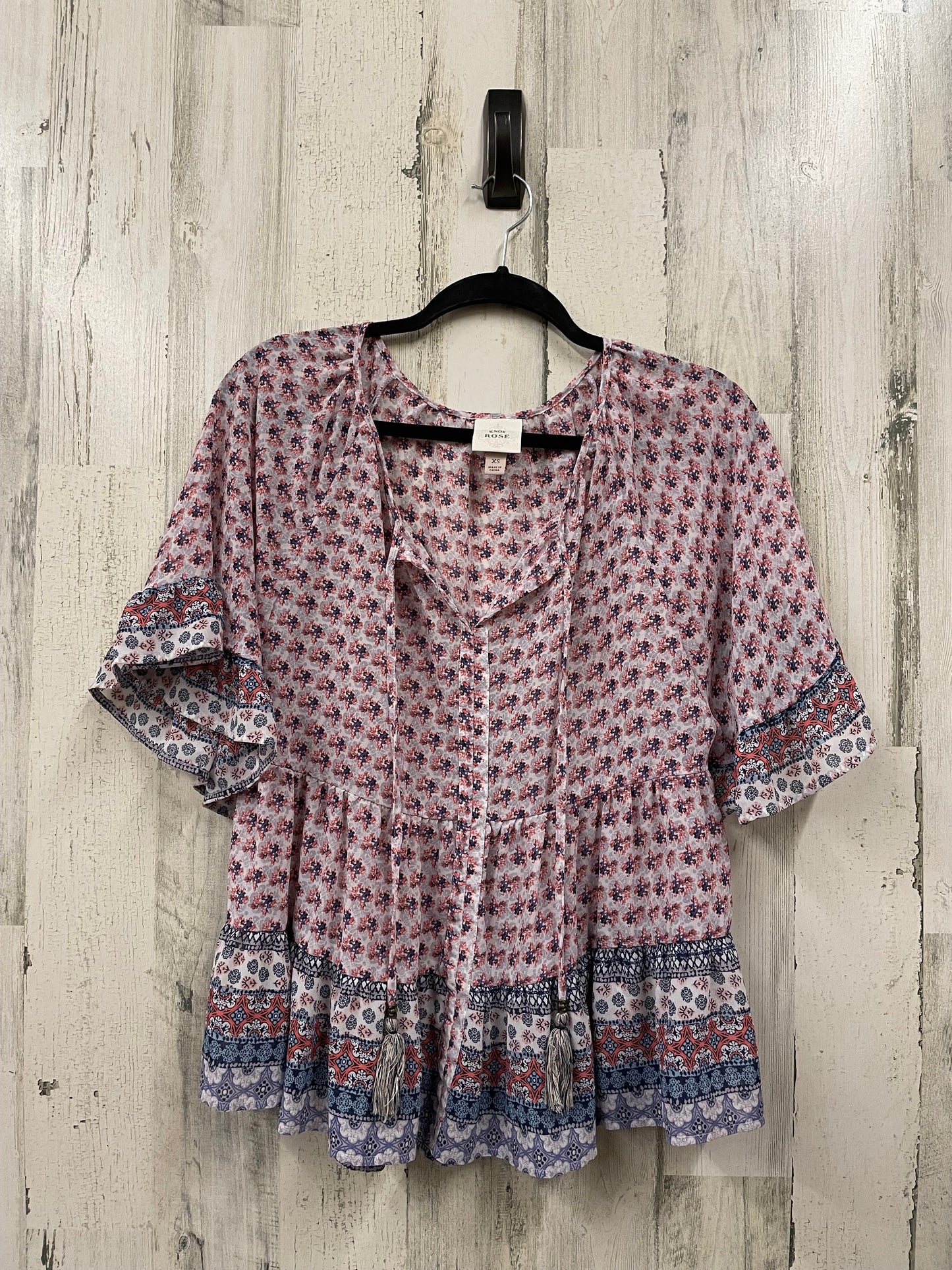 Top Short Sleeve By Knox Rose In Purple, Size: Xs