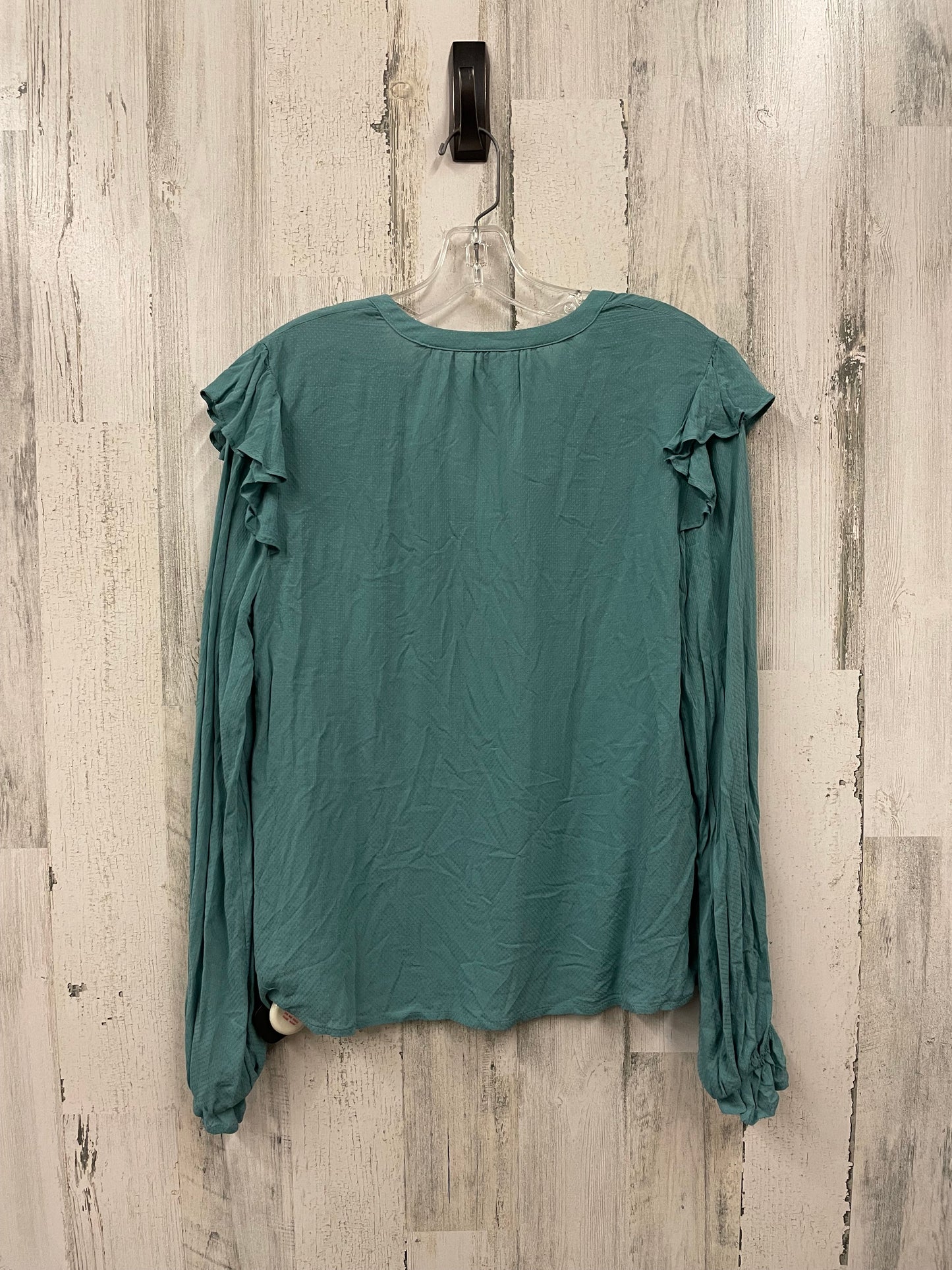 Top Long Sleeve By A New Day In Green, Size: S