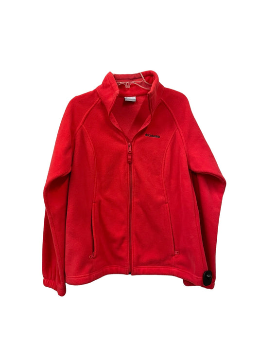 Jacket Fleece By Columbia In Red, Size: L