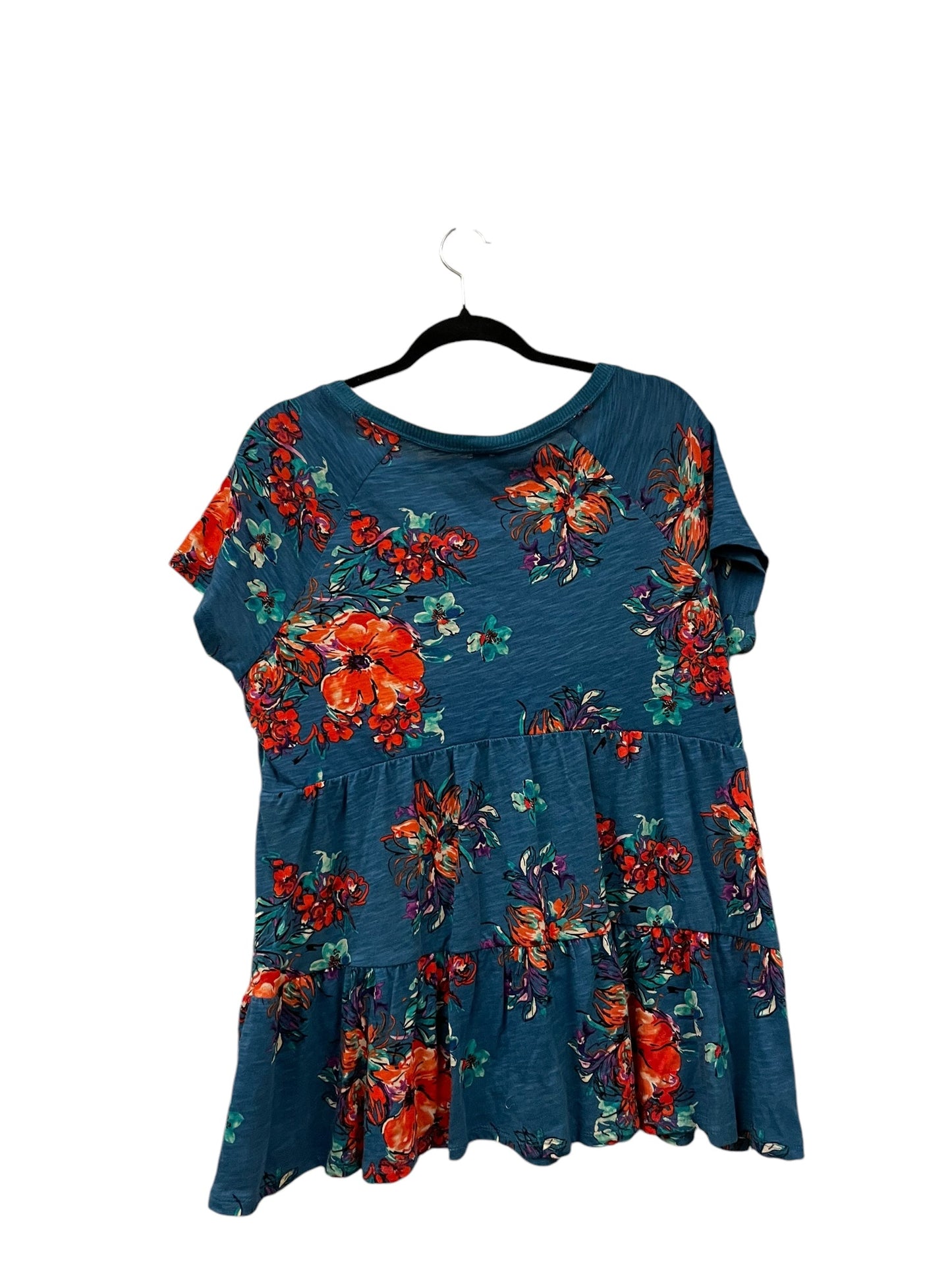 Top Short Sleeve By Torrid In Blue, Size: L