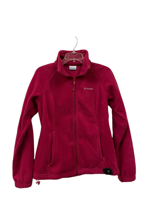 Jacket Fleece By Columbia In Pink, Size: M