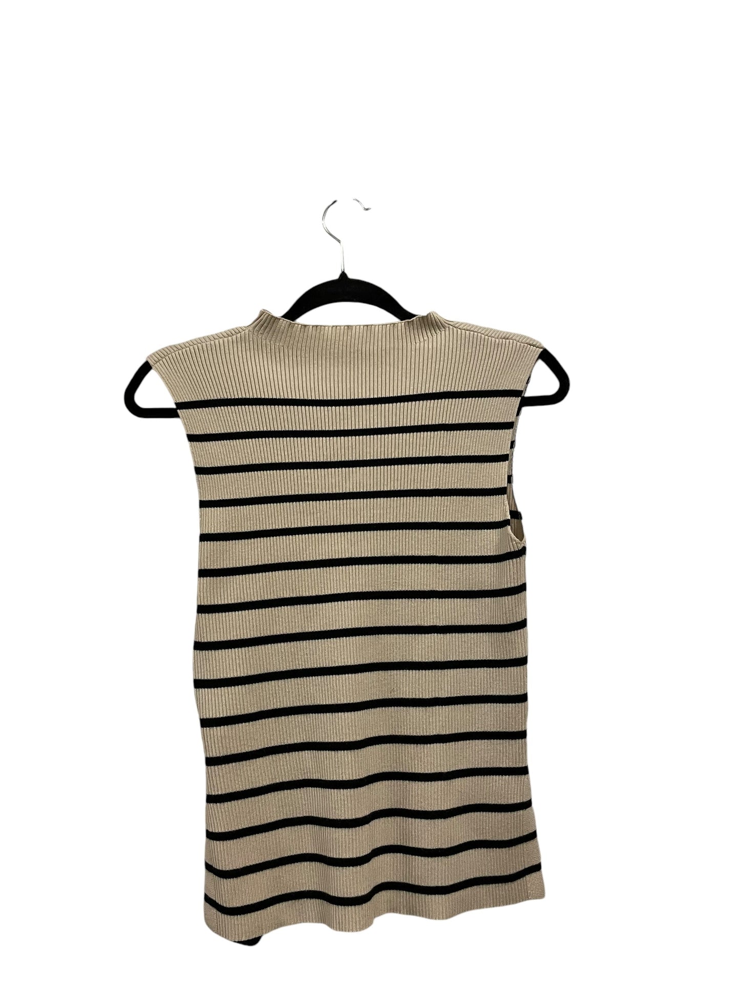 Top Sleeveless By Shein In Tan, Size: L