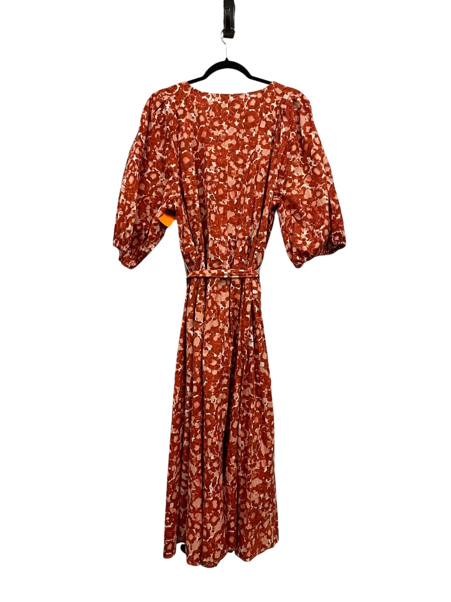 Dress Casual Midi By Ashley Stewart In Orange, Size: 3x