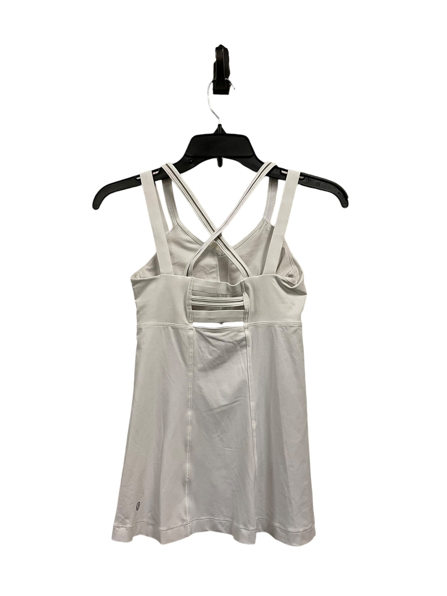 Athletic Tank Top By Lululemon In White, Size: 4